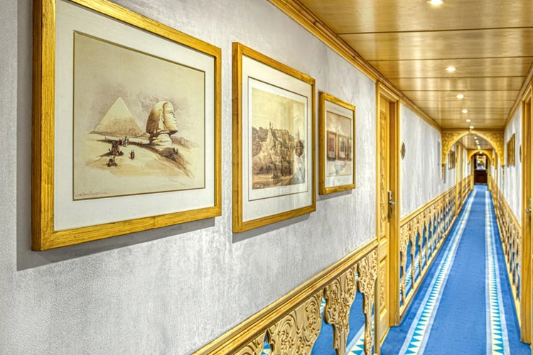 Lobby of the S.S. Sphinx Nile Cruise Nile cruise